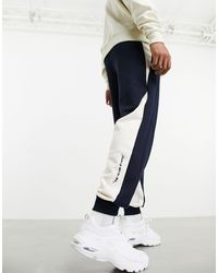 navy blue puma sweatpants