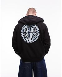 Carhartt - Sudadera Negra Con Capucha Y Estampado Gráfico De - Lyst