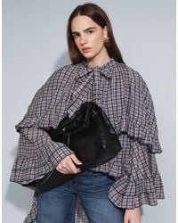 Muse Assembly - Selena Boho Ruffle Blouse - Lyst