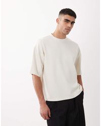 ASOS - Luxe Interlock Oversized Boxy T-Shirt - Lyst