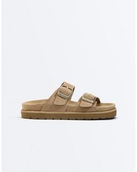 Oysho - Platform Buckle Sandals - Lyst