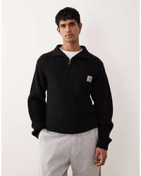 Carhartt - Detroit Half Zip Knitted Jumper - Lyst