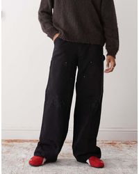 Weekday - Oversized Canvas Workwear Trousers - Lyst