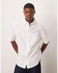 Calvin Klein - Calvin Klein Jean Short Sleeve Oxford Shirt - Lyst