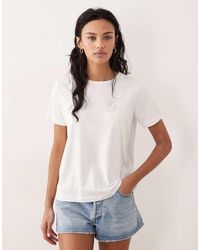 GANT - Small Logo Fitted T-shirt - Lyst