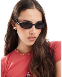 Aire - – caellum – schmale, rechteckige sonnenbrille - Lyst