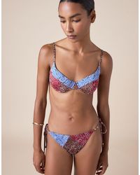 Calzedonia - Balconette Bikini Top Bandana Patch - Lyst