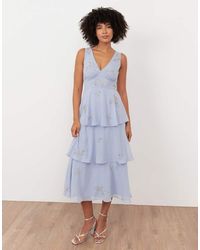 Maya - Embellished Tiered Midaxi Dress - Lyst