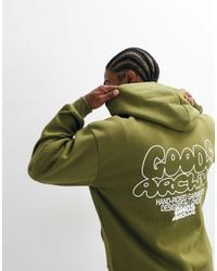 ASOS - Oversized Boxy Hoodie With Back Print - Lyst