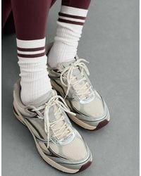 Oysho - 3 Pairs Of Braided Cotton Blend Classic Socks - Lyst
