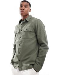 Threadbare - – langärmliges hemd aus genopptem leinen - Lyst