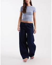 ASOS - Pull On Barrel Leg Jeans - Lyst