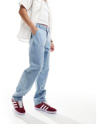Dickies - Madison - jean ample avec empiècement au genou - clair vintage - Lyst