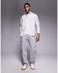 ASOS - Wide Leg Cargo Sweatpants - Lyst