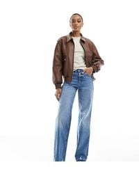 Stradivarius - Tall D92 Wide Leg Dad Jeans - Lyst