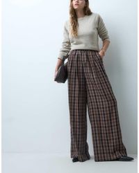 Noisy May - High Waist Wide Leg Trousers - Lyst