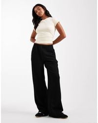 Vero Moda - Textured Jersey Pull On Trouser - Lyst