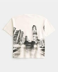 Hollister - Ford Mustang Dark Horse Football Tee - Lyst