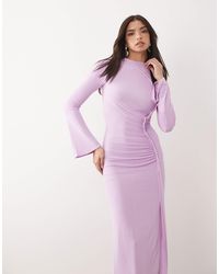 ASOS Floral Embroidered Dobby Mesh Flutter Sleeve Maxi Dress in Pink | Lyst ASOS Floral Embroidered Dobby Mesh Flutter Sleeve Maxi Dress in Pink | Lyst