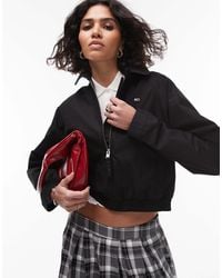 Tommy Hilfiger - – bomberjacke aus baumwolle - Lyst