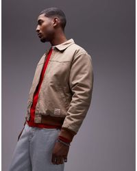 Levi's - Workwear Capsule Embarcadero Aviator Bomber Jacket Lightweight Canvas - Lyst