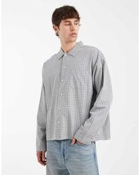 Jack & Jones - Oversized Boxy Shirt With Check - Lyst