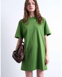 TOPSHOP - Oversized Premium Short Sleeve T-shirt Dress - Lyst