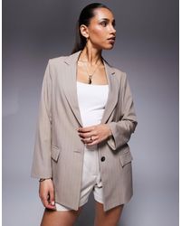 River Island - Oversized Blazer - Lyst