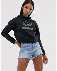 adidas Originals CLRDO - Felpa con cappuccio - Nero