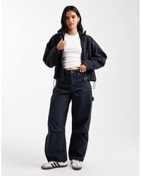 ASOS - Utility Cargojeans Met Wijde Ronde Pijpen - Lyst