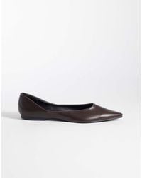 SEQWL - Scar Pointed Ballet Flats - Lyst