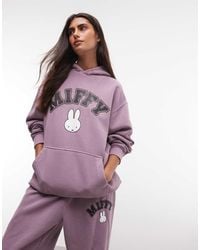 Daisy Street - X Miffy Oversized Hoodie With Miffy Graphic - Lyst
