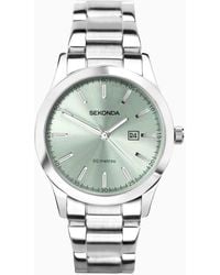 Sekonda - Taylor 34Mm Analogue Watch With Alloy Round Case, Stainless Steel Bracelet And Light Dial - Lyst