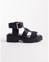 ASOS - Freddy Fisherman Chunky Heeled Sandal - Lyst