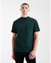 Fred Perry - T-Shirt Met Logo Op De Zak - Lyst