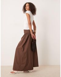 NARRATED - Dropped Waist Maxi Skirt - Lyst