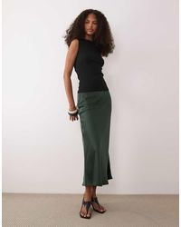Y.A.S - Satijnen Midi Rok - Lyst