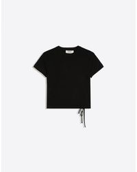 Bershka - Round Neck Short-sleeved T-shirt - Lyst