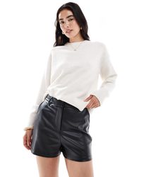 New Look - Short habillé en similicuir - Lyst