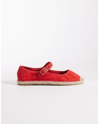 ASOS - Jasmine Mary Jane Espadrille Ballet Flats - Lyst