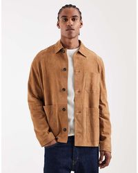 Tommy Hilfiger - Real Suede Chore Jacket - Lyst