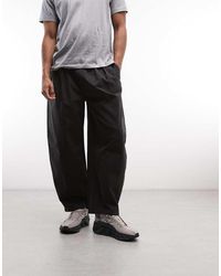 Weekday - Pull On Barrel Leg Trousers - Lyst