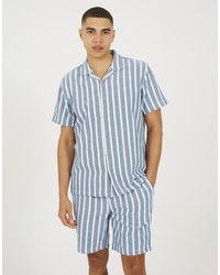 Brave Soul - Regular Fit Revere Collar Shirt - Lyst