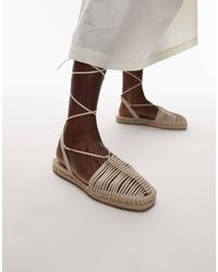TOPSHOP - Helayna Woven Espadrilles - Lyst
