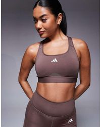 adidas Originals - Adidas Training Pwrct High Support Sports Bra - Lyst