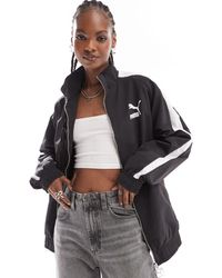 PUMA - T7 Oversized Woven Track Top - Lyst