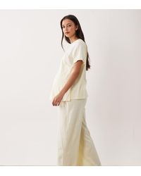 ASOS - Asos Design Maternity Mix & Match Cotton Pyjama Trouser - Lyst