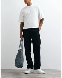 ASOS - Straight Herringbone Trouser - Lyst