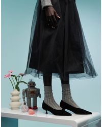 Bimba Y Lola - Pointed Court Kitten Heels - Lyst
