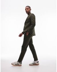 TOPMAN - Slim Suit Pants - Lyst